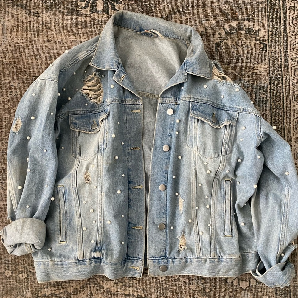Free People Sunday Funday Denim Jacket